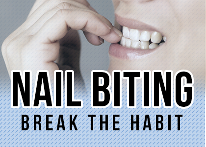 Urbandale dentist, Dr. Stefanie Donnell-Randall at The Dental Loft shares why nail biting is bad for your oral and overall health, and gives tips on how to break the habit!