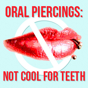 Urbandale dentist, Dr. Stefanie Donnell-Randall at The Dental Loft discusses the topic of oral piercings, and whether they can be harmful to your teeth.